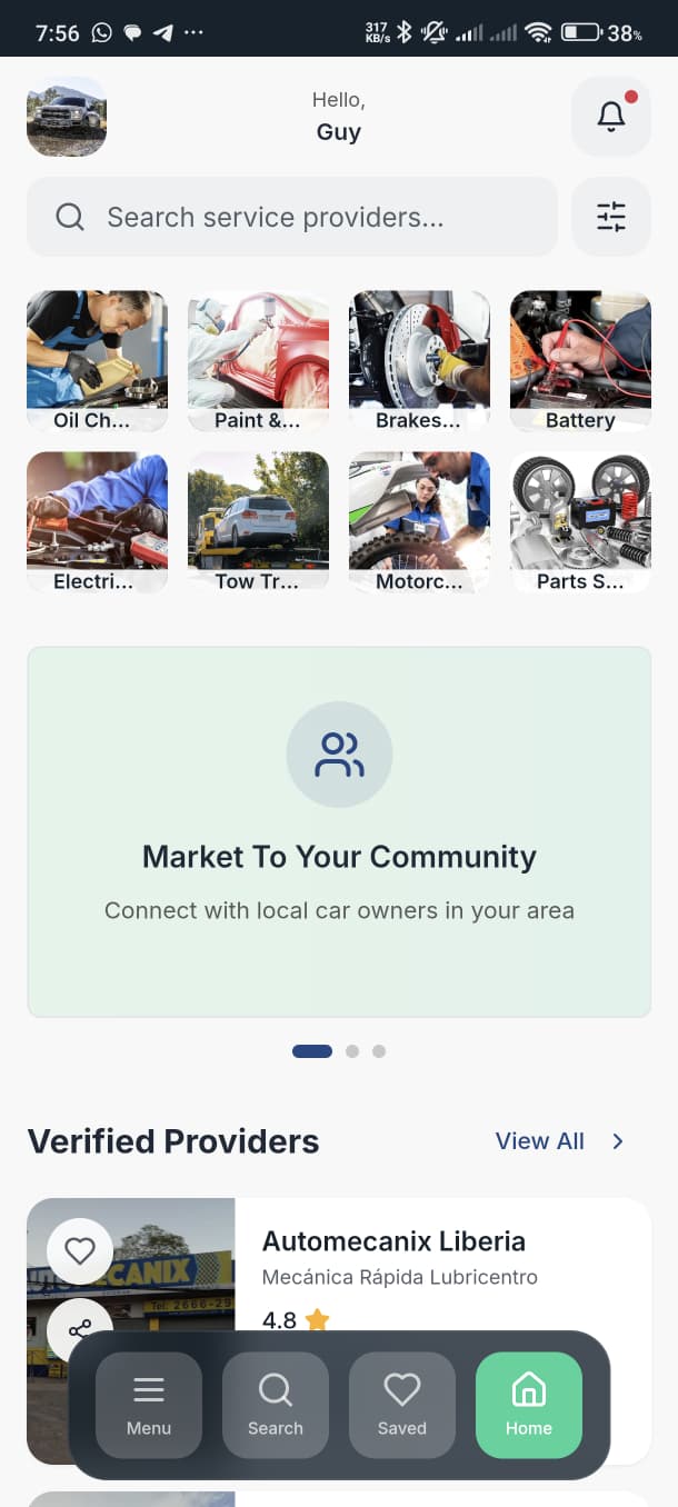 PuraCars product screen